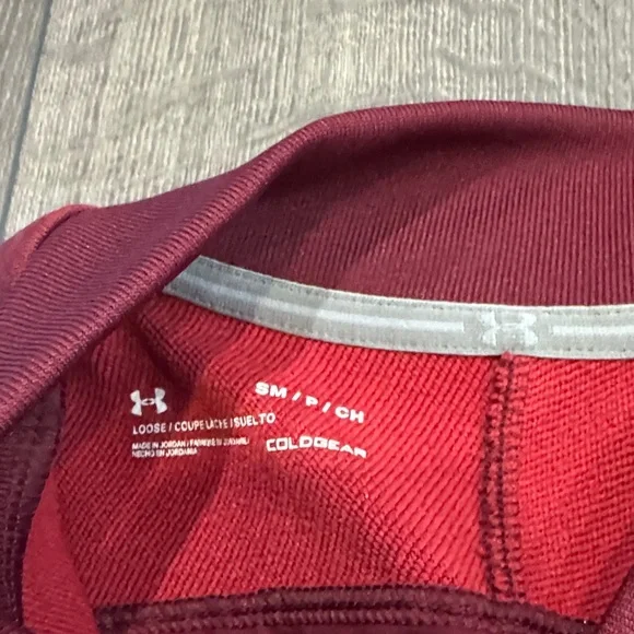 Under Armour Maroon Full-Zip Jacket - Picture 3 of 4